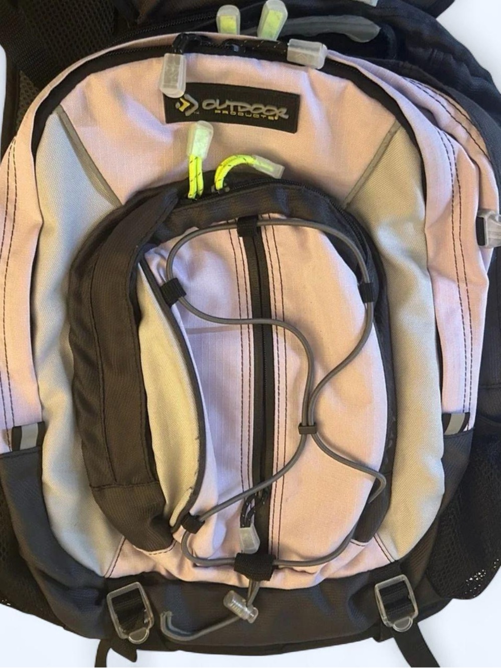 Outdoor Products Unisex Pink and Gray Everyday Backpack